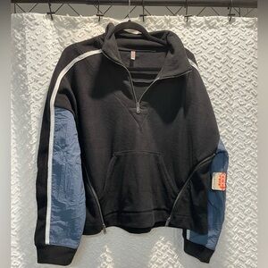 NWT FREE PEOPLE QUARTER ZIP